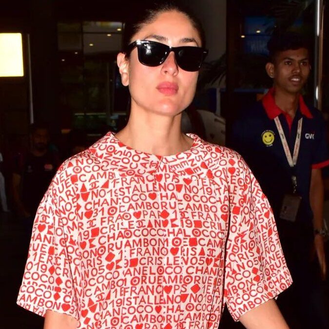 Kareena Kapoor airport look