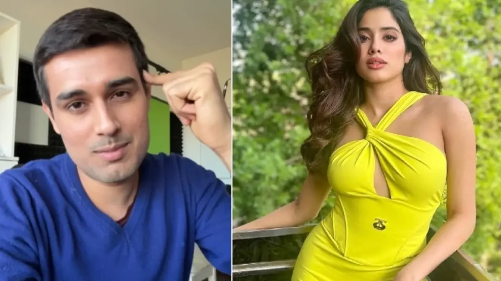 Dhruv Rathee Janhvi Kapoor, Dhruv Rathee clarification, Janhvi Kapoor Bangladesh post, Dhruv Rathee plastic surgery video, Dhruv Rathee thumbnail controversy