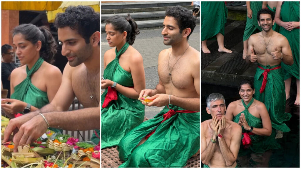 Ayushmaan Sethi Performs Traditional 'Water Purification' Ceremony in Bali With Fiancee Samiksha!