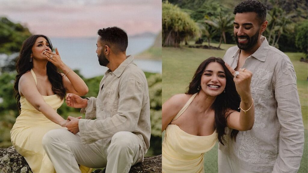 Jiya Shankar Gets Engaged! Actress Breaks Down in Tears During Dreamy Sunset Proposal by Fiancé Kaaran Dhanak
