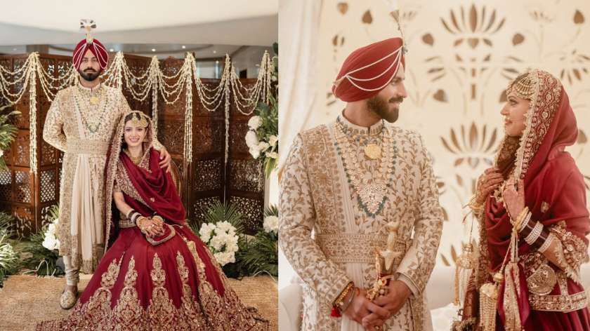 Hitched! Actress Charlie Chauhan and Cricketer Ramandeep Singh Tie the Knot in a Dreamy Gurudwara Wedding