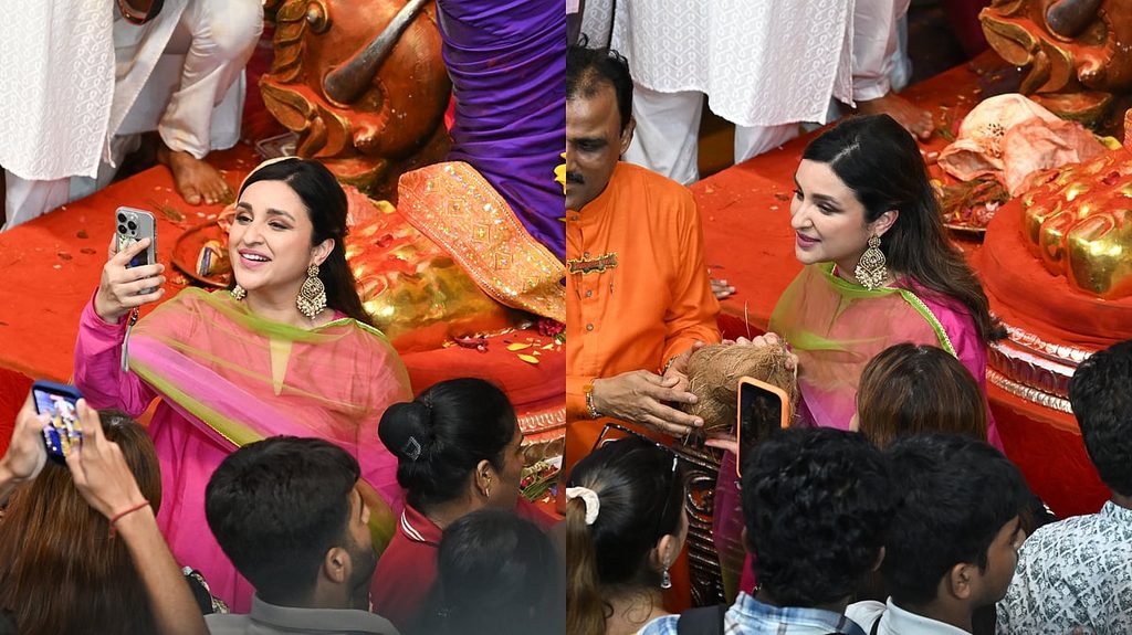Parineeti Chopra Visits Lalbaugcha Raja To Seek Bappa's Blessings Ahead Of Her Web Series Debut With 'Shaque'