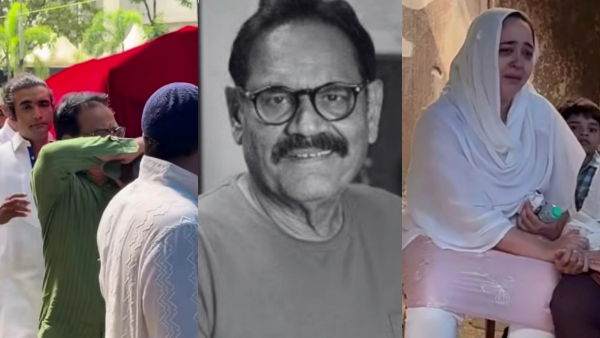 Mushtaq Khan Last Rites: Welcome Actor's Wife Salma Cries Inconsolably As Family Bids A Heartbreaking Final Goodbye