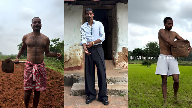 Nishant Kerketta viral farmer, Jharkhand shirtless farmer, Nishant Kerketta Instagram model, Bhumi Pednekar Shibani Dandekar react, Gaon ke ladke fashion, viral village model, rural India fashion, Instagram trending reels, Indian fashion influencers, fitness models India, village boy viral video, Nishant Kerketta Instagram handle, men's fashion trends 2026, Free Press Journal lifestyle, daily entertainment updates, Bollywood celebrity reactions, aesthetic physique Indian men, farming and fashion, transition reels Instagram, high fashion in villages, internet sensations India, pop culture news India, trending lifestyle news, fashion styling tips for men, winter coats men fashion, Indian fitness influencers, rural life photography, viral fashion moments, Shibani Dandekar Instagram, Bhumi Pednekar reactions, desi model viral, local talent India, social media stars India, digital creators Jharkhand, men's grooming India, trending fashion news.