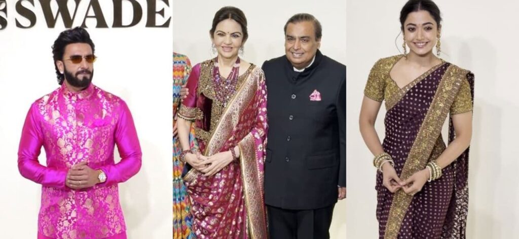 Ambanis Host Star-Studded 'Devi Shakti' Celebration For The One-Year Anniversary Of Swadesh At Eros, Mumbai