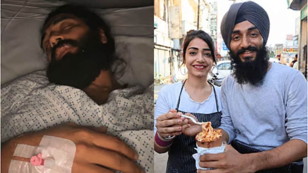 Kulhad Pizza Couple Controversy: Sehaj Arora Uploads New Viral Video From Hospital, Hints At Tumor Amid Online Trolling